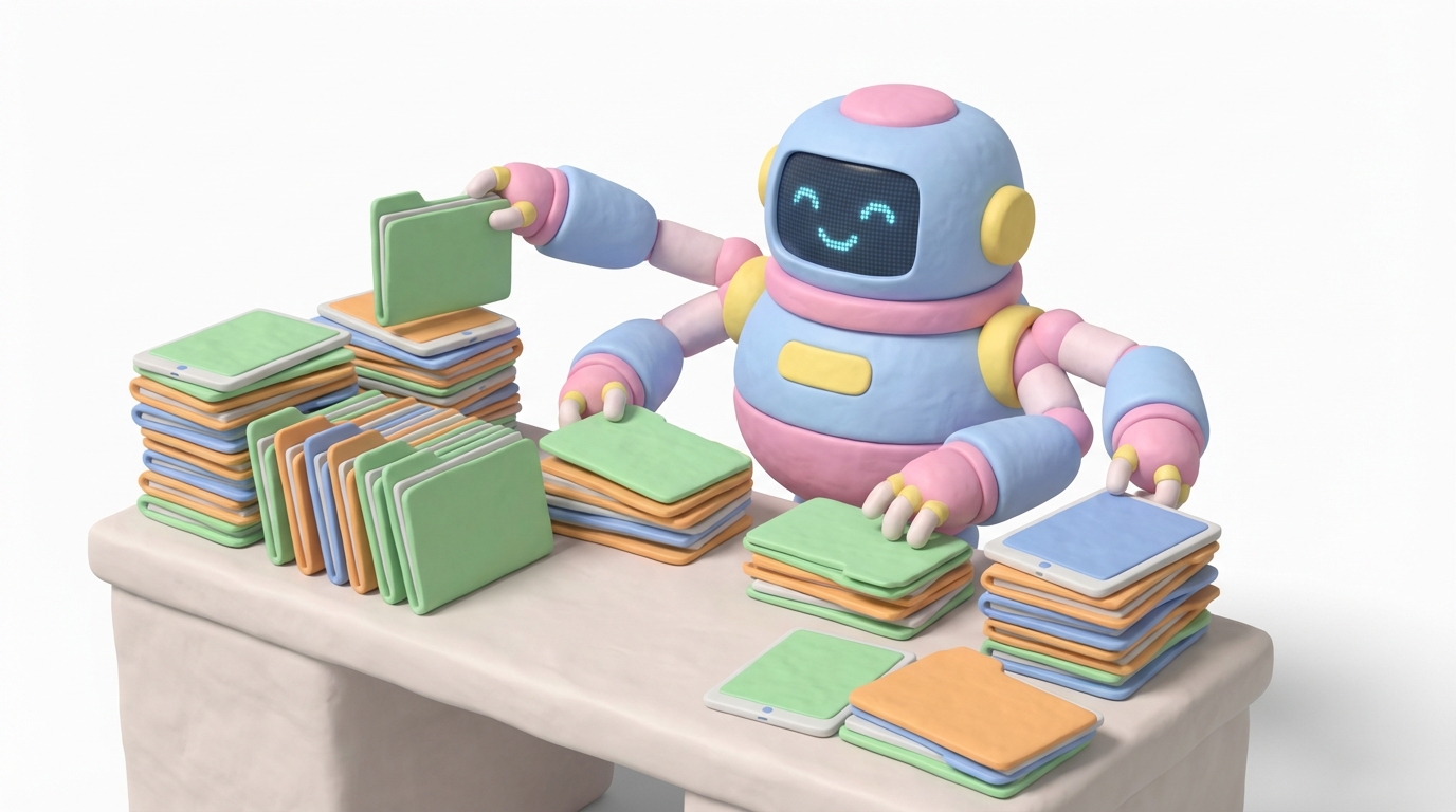 클로드 코워크를 활용한 AI 업무 자동화의 가능성과 함께 주의해야 할 지점을 보여주는 개념도