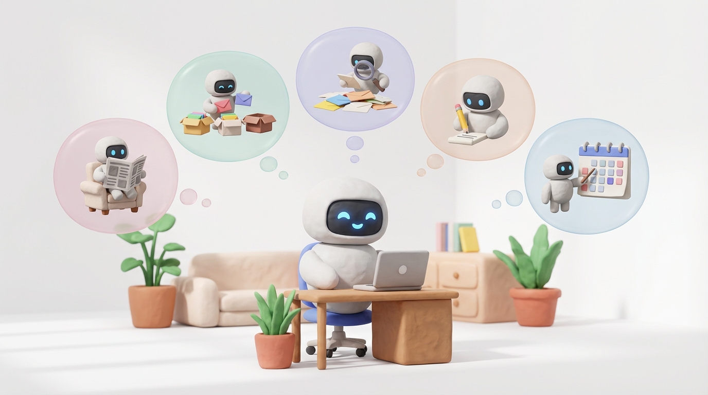 Gmail API와 AI를 결합한 5가지 서비스 아이디어 흐름도