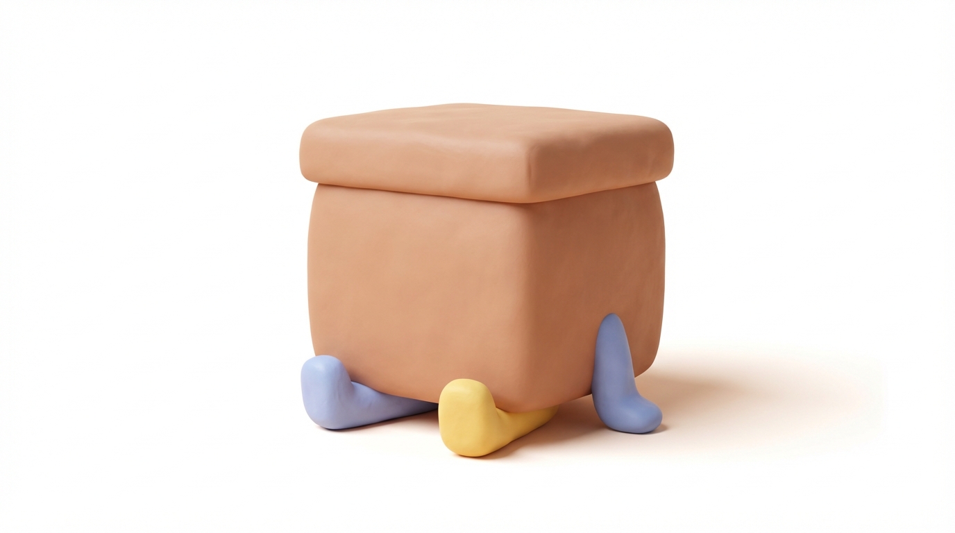 택배 상자의 송장을 통해 속성(Attribute)의 개념을 설명하는 일러스트