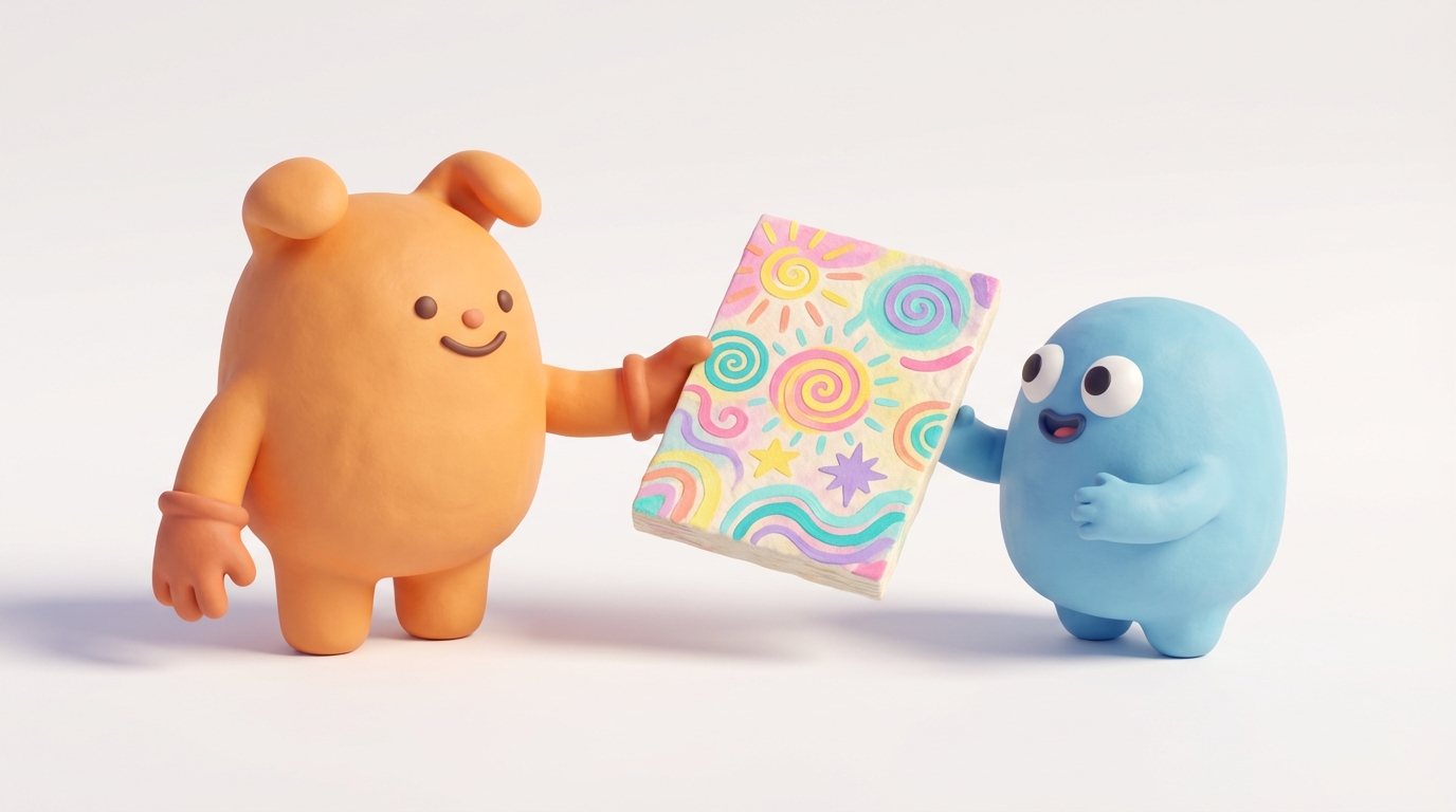 많은 길거리 전단지 중 일부만 집어 드는 상황으로 CTR을 시각화한 개념도