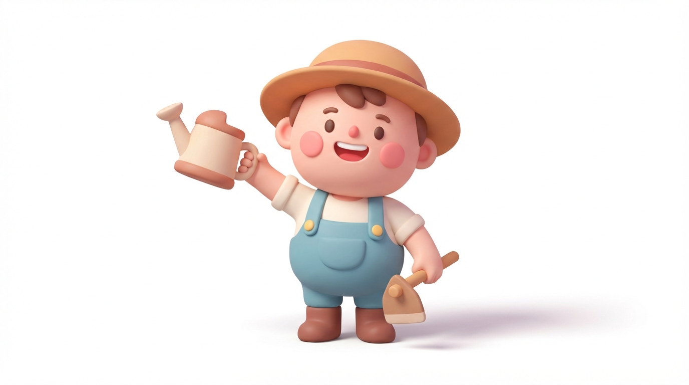 씨앗과 수확량에 비유하여 광고 지출 대비 수익률, 즉 ROAS를 보여주는 개념도